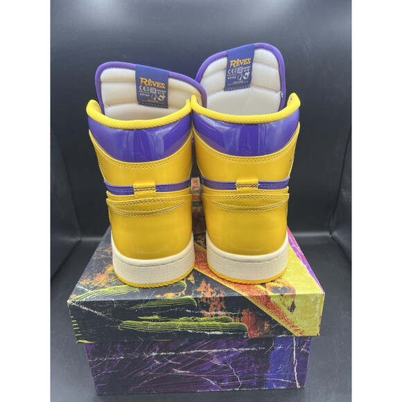 Reves Paris Air KIY \'85 Hi \'Lakers\' Men’s Size 11.5 DS OG ALL main image 5